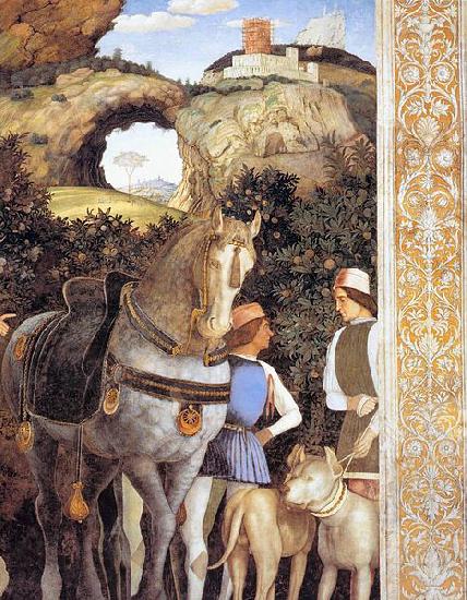 Andrea Mantegna Suite of Cardinal Francesco Spain oil painting art
